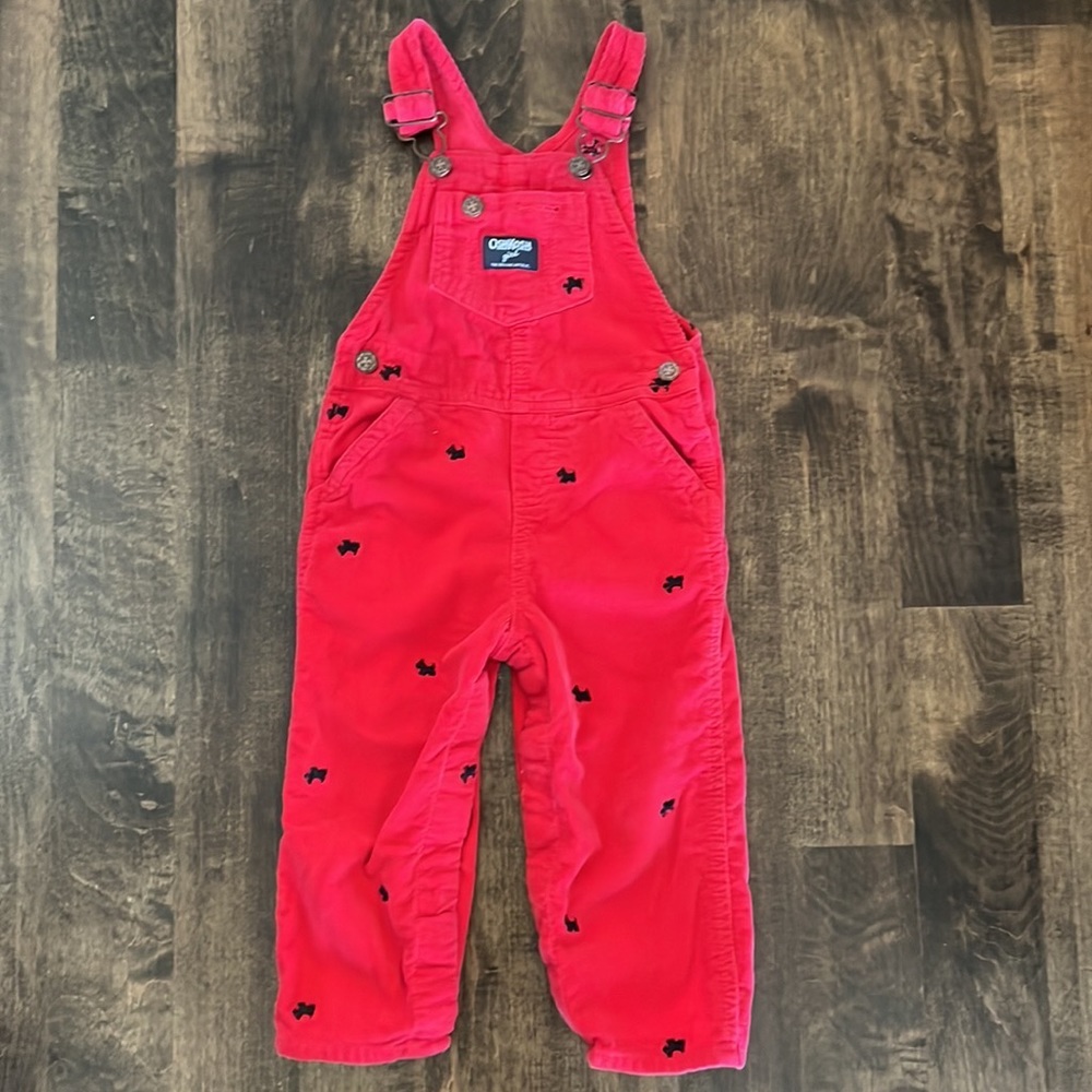 Oshkosh B’gosh Red Corduroy Overalls